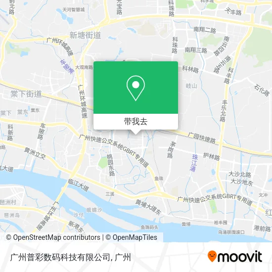 广州普彩数码科技有限公司地图