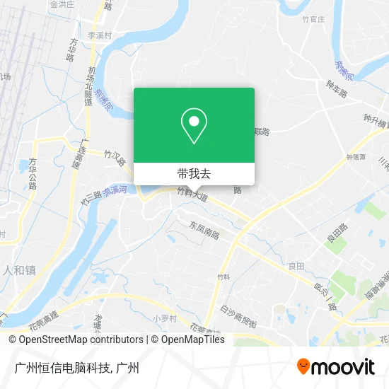 广州恒信电脑科技地图