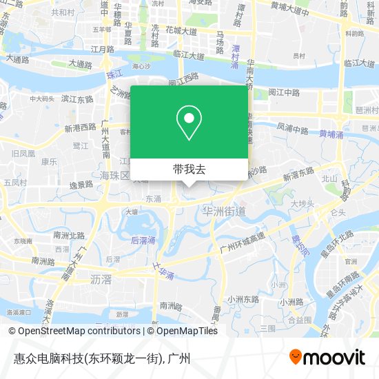 惠众电脑科技(东环颖龙一街)地图