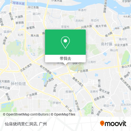 仙庙烧鸡里仁洞店地图