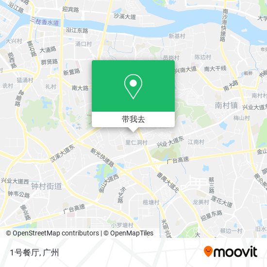 1号餐厅地图