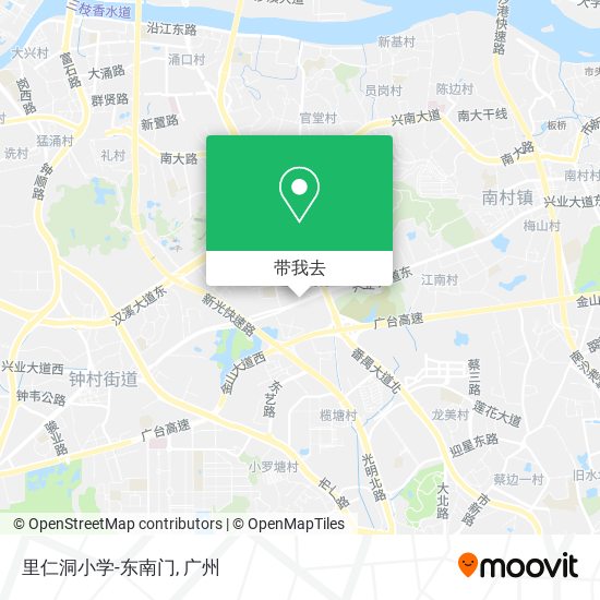 里仁洞小学-东南门地图