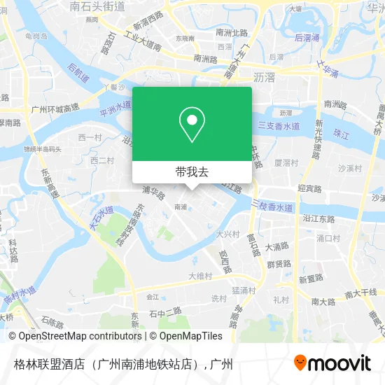 格林联盟酒店（广州南浦地铁站店）地图