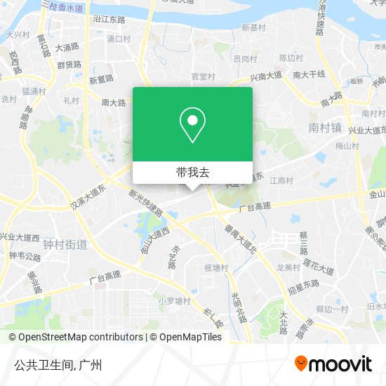公共卫生间地图