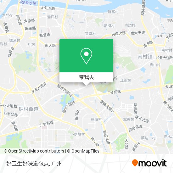 好卫生好味道包点地图