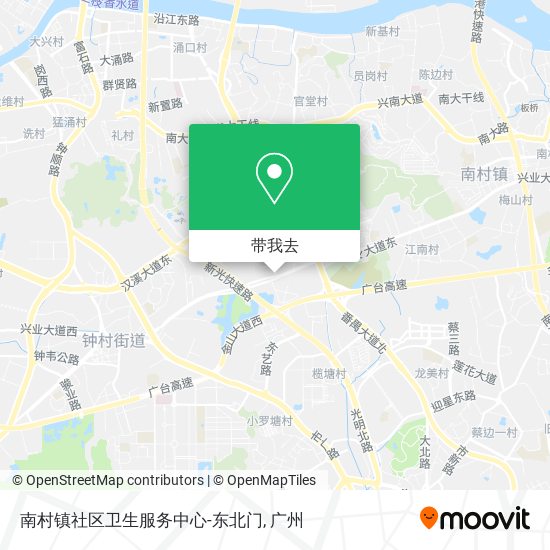 南村镇社区卫生服务中心-东北门地图