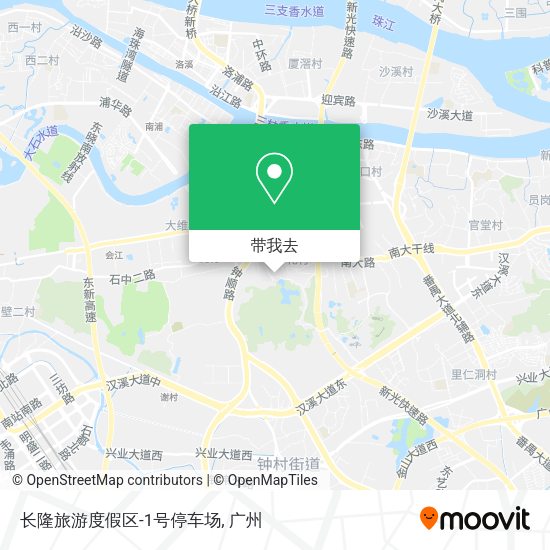 长隆旅游度假区-1号停车场地图