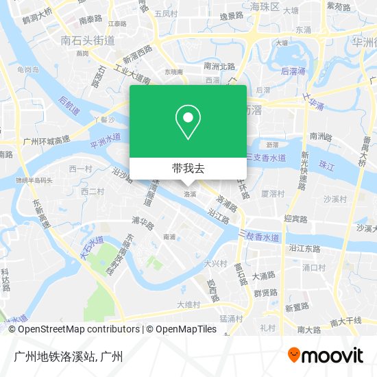 广州地铁洛溪站地图