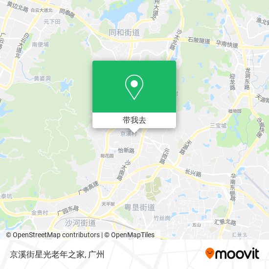 京溪街星光老年之家地图