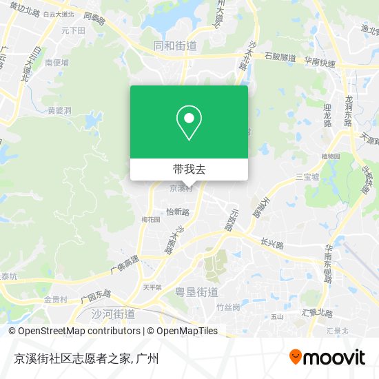 京溪街社区志愿者之家地图