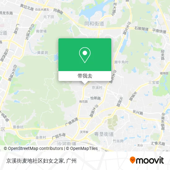 京溪街麦地社区妇女之家地图