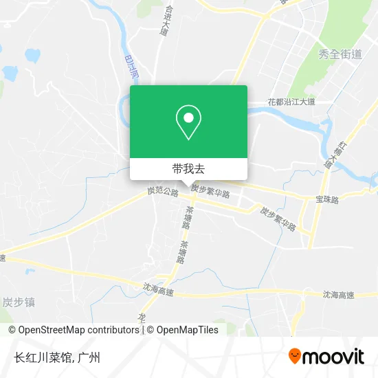 长红川菜馆地图