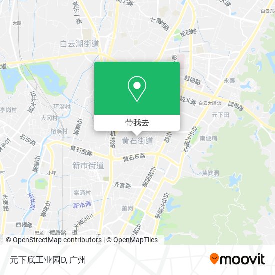 元下底工业园D地图
