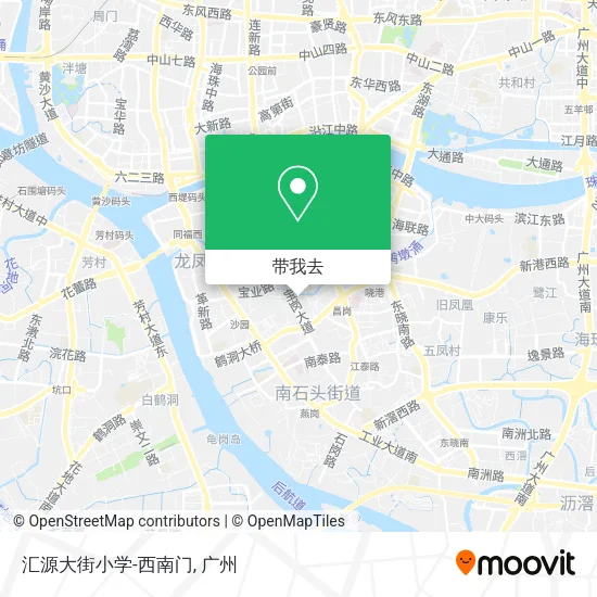 汇源大街小学-西南门地图