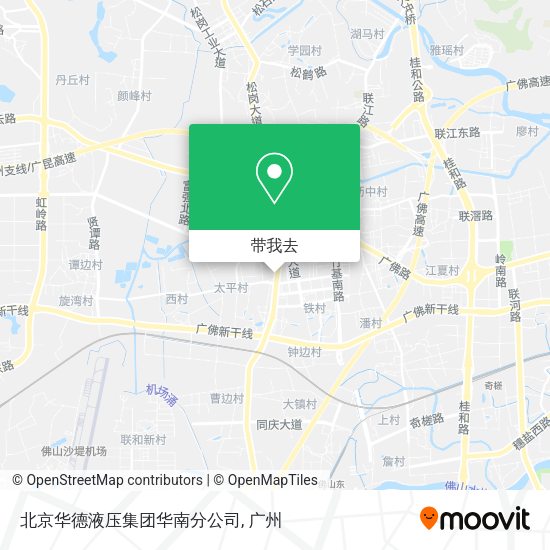 北京华德液压集团华南分公司地图