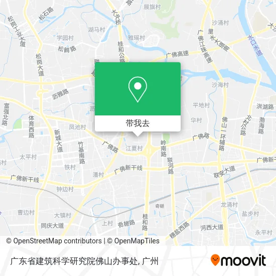 广东省建筑科学研究院佛山办事处地图