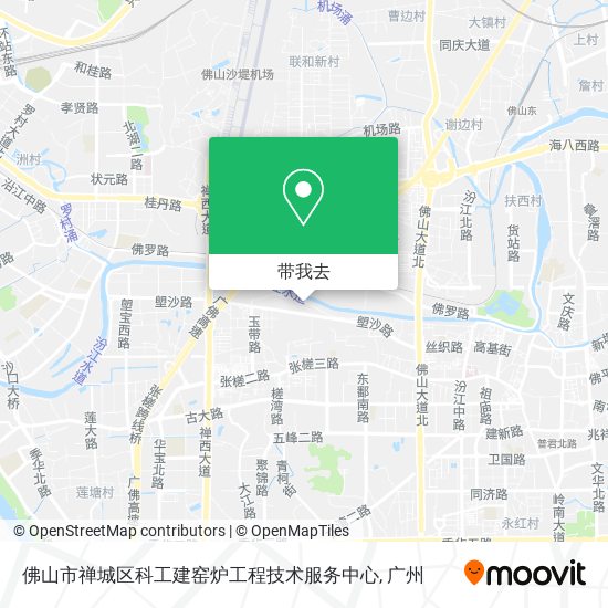 佛山市禅城区科工建窑炉工程技术服务中心地图