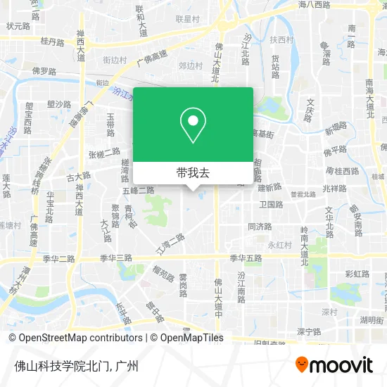 佛山科技学院北门地图