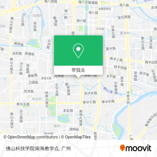 佛山科技学院南海教学点地图