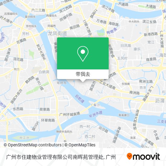 广州市住建物业管理有限公司南晖苑管理处地图