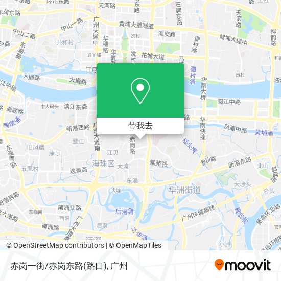 赤岗一街/赤岗东路(路口)地图