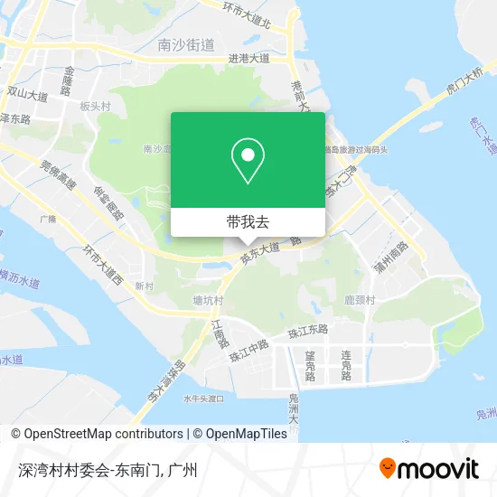 深湾村村委会-东南门地图