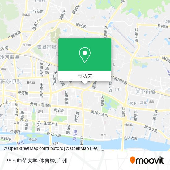 华南师范大学-体育楼地图