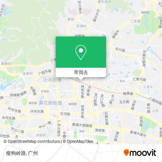 瘦狗岭路地图