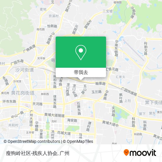 瘦狗岭社区-残疾人协会地图