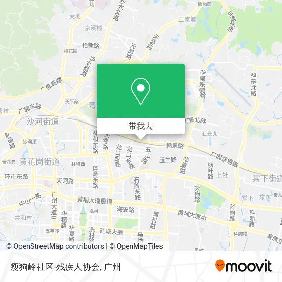 瘦狗岭社区-残疾人协会地图