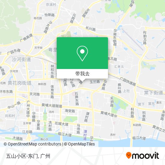 五山小区-东门地图