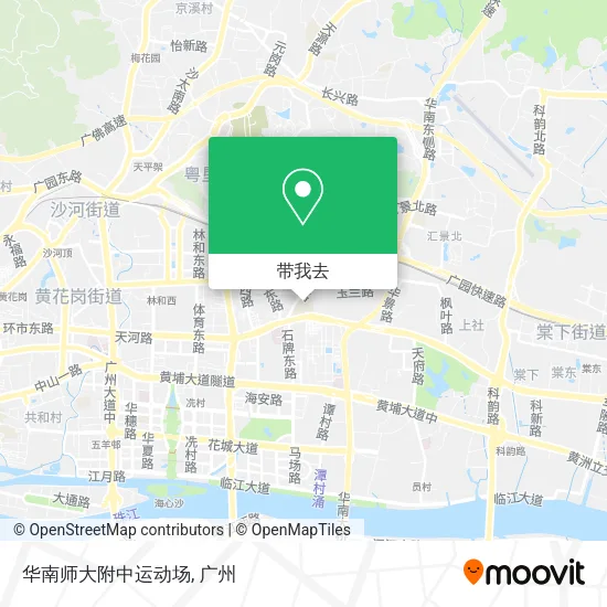 华南师大附中运动场地图