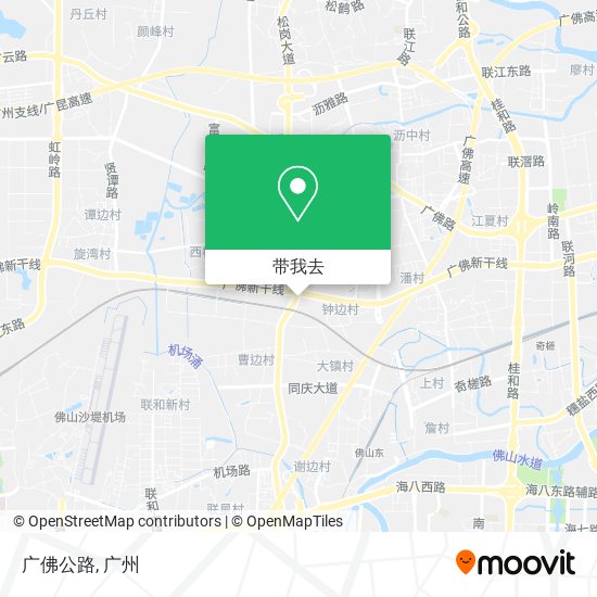 广佛公路地图