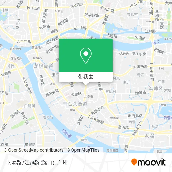 南泰路/江燕路(路口)地图