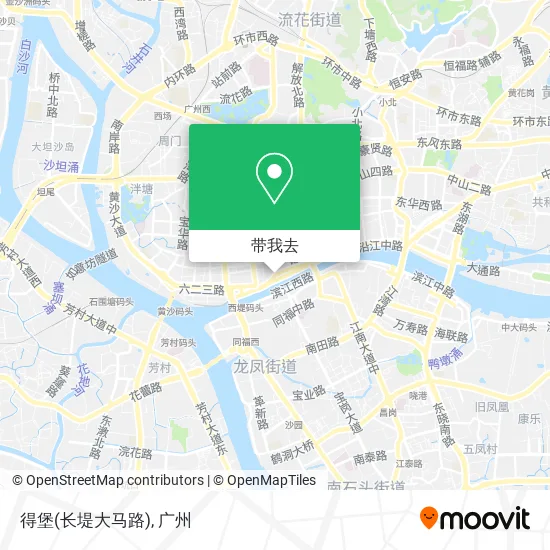 得堡(长堤大马路)地图