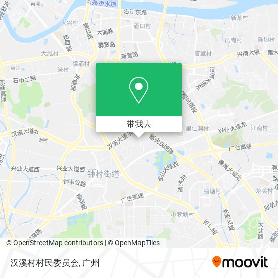 汉溪村村民委员会地图