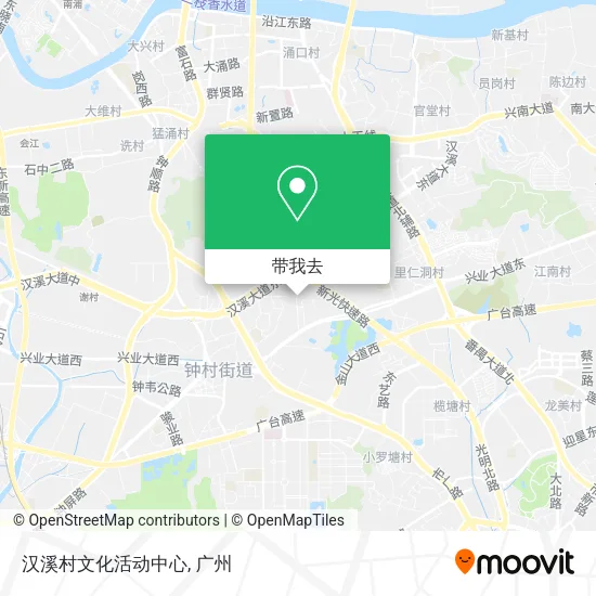 汉溪村文化活动中心地图