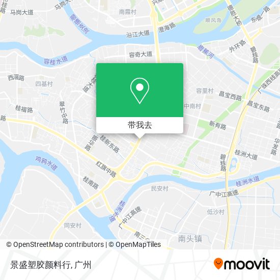景盛塑胶颜料行地图