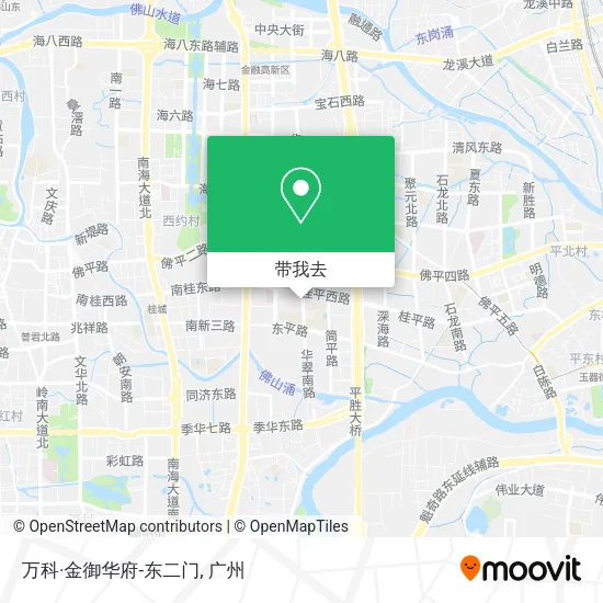 万科·金御华府-东二门地图