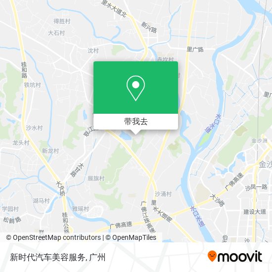 新时代汽车美容服务地图