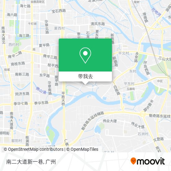 南二大道新一巷地图