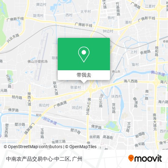 中南农产品交易中心-中二区地图