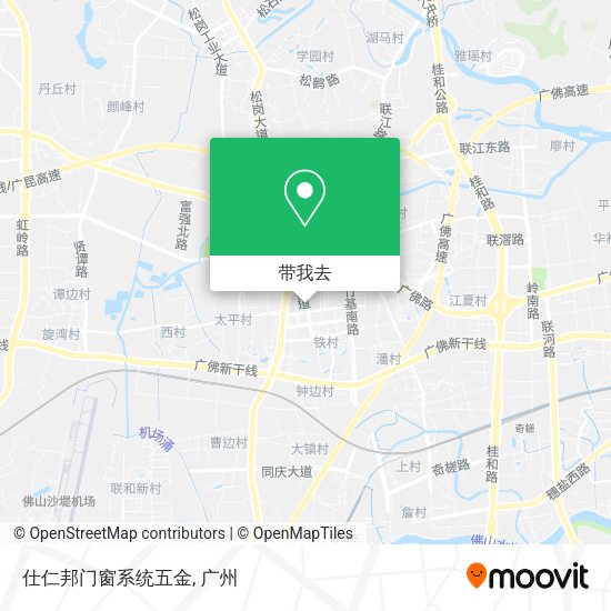 仕仁邦门窗系统五金地图
