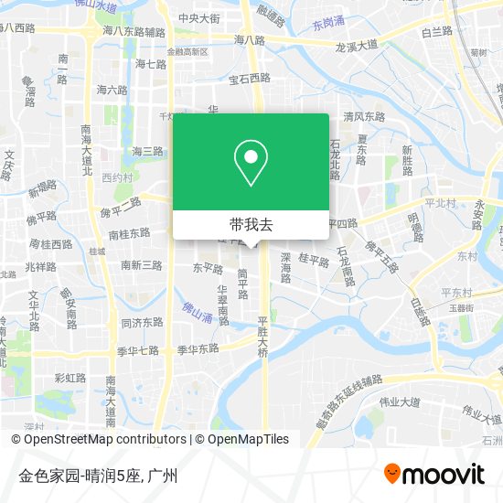 金色家园-晴润5座地图