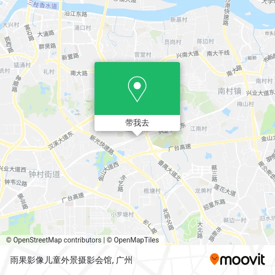 雨果影像儿童外景摄影会馆地图