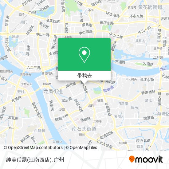 纯美话题(江南西店)地图
