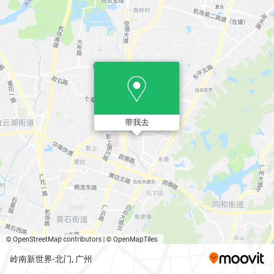 岭南新世界-北门地图