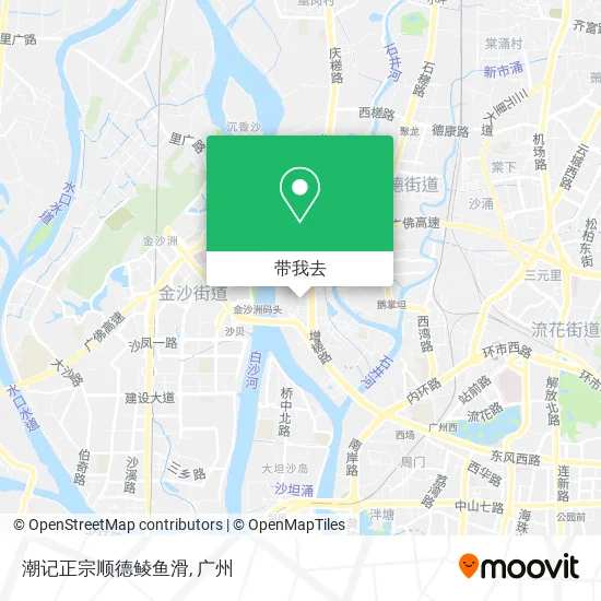 潮记正宗顺德鲮鱼滑地图