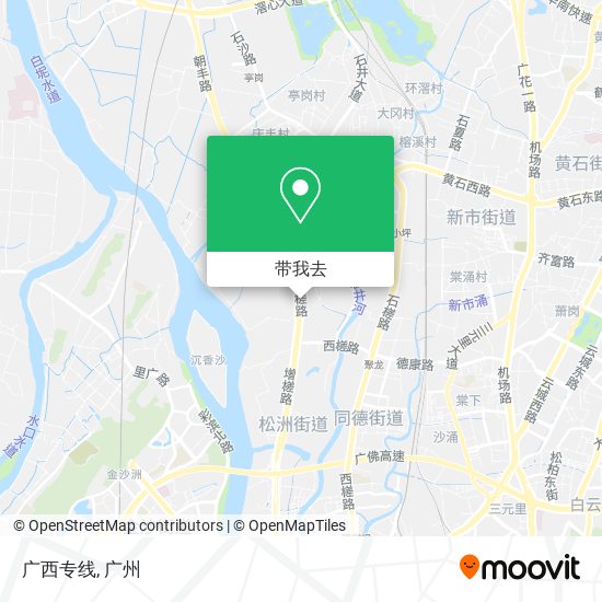 广西专线地图