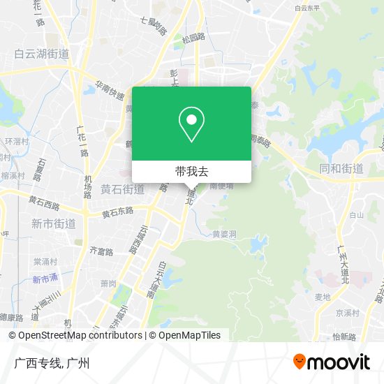 广西专线地图